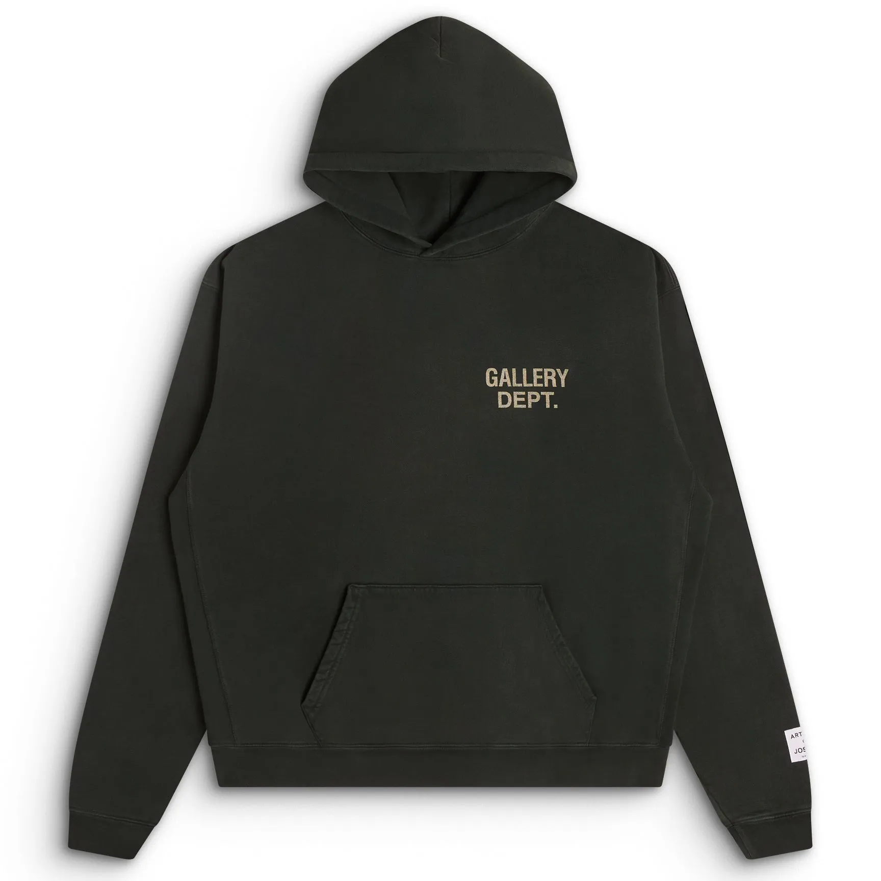 GALLERY DEPT. 90'S GD LOGO HOODIE 90's retro destruction English hoodie blue and black S-XL ⚠️Note: The color of this style should be green and black, not black! Requires custom weaving and dyeing. 500g high weight sweatshirt fabric. Fleece treatment on the inside. Overall wide and comfortable. Loose fit. Trendy and fashionable. Consistent with the original. Discharge printing process. Consistent with the original hang tag. Hanging grain with G LOGO.